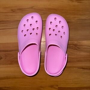 Pink Crocs